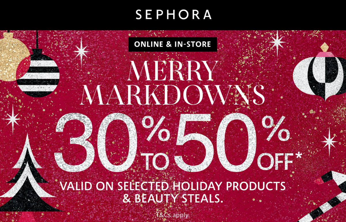 Sephora - Merry Markdowns 